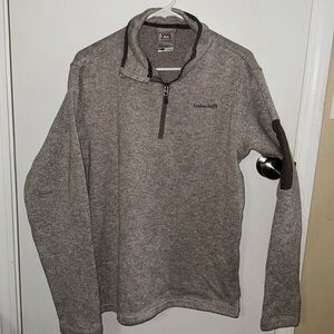 Avalanche grey zip up jacket large thermal layering outdoor coat